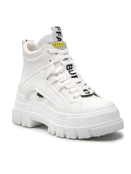 Škornji Bufallo Aspha Nc Mid White bela