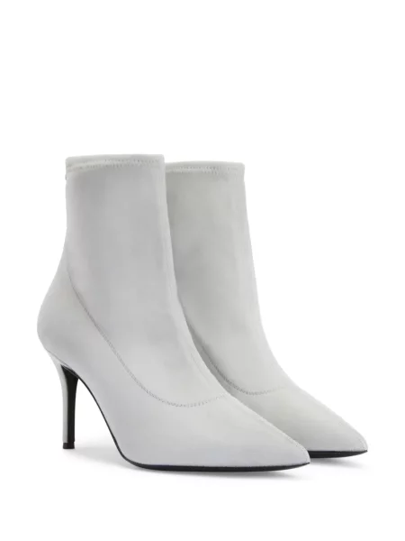 Cizme scurte Giuseppe Zanotti din piele de căprioară gri