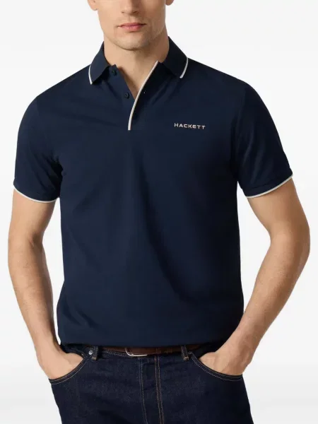 Tricou polo Hackett London albastru