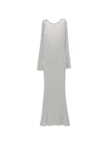 Rochie maxi Twenty Fourhaitch cu paiete gri