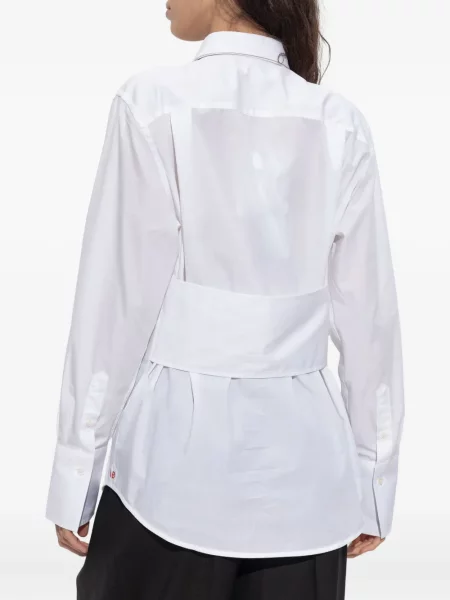 Cămașă Victoria Beckham alb