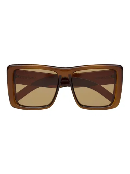 Okulary przeciwsłoneczne Saint Laurent brązowe