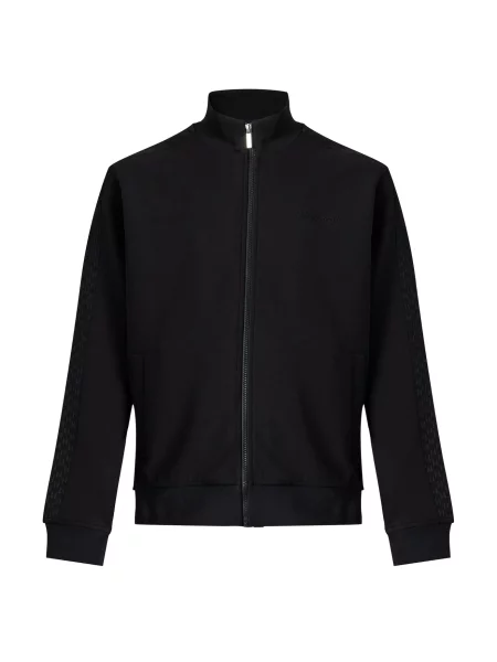 Karl Lagerfeld Hanorac gri metalic negru