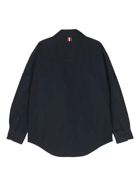 Apykaklė striukė Thom Browne mėlyna