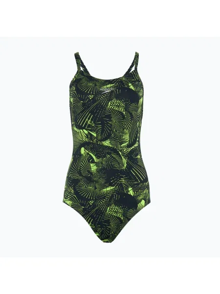 Olcsóbban. Speedo női egyrészes fürdőruha Allover Fixed Crossback / atomic lime. Méret: 36 fekete