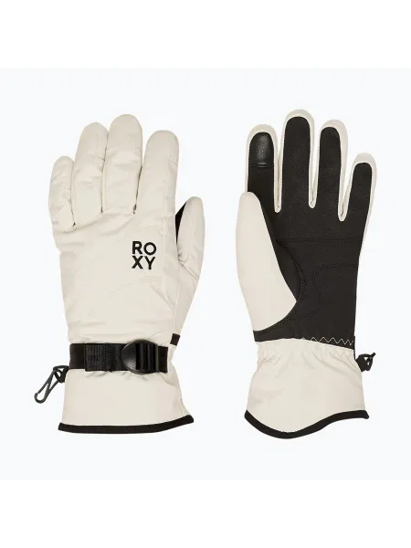 Mănuși de snowboard pentru femei Roxy Jetty Solid whisper white alb