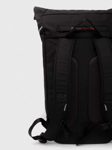 Большой рюкзак Jack Wolfskin с принтом черный
