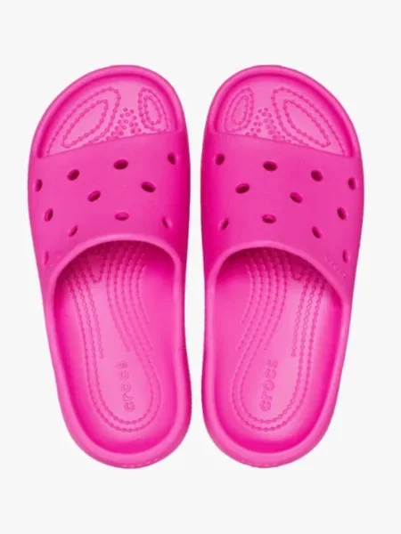 Детские шлепанцы Crocs розовые