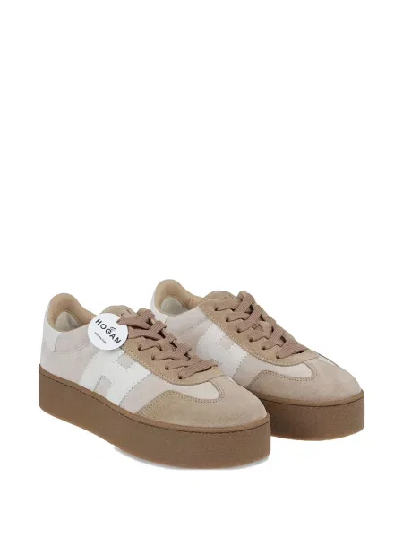 Sneakerși Hogan din piele cu platformă