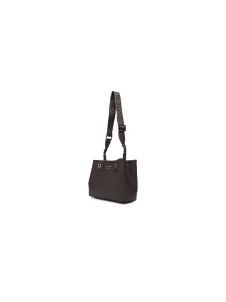 Kabelka Emporio Armani hnědá
