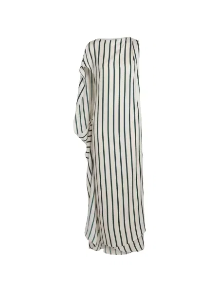 Rochie maxi Bondi Born asimetrică alb