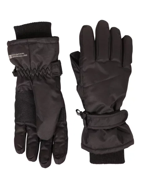 IsoTherm wodoodporne rękawice narciarskie Black czarne