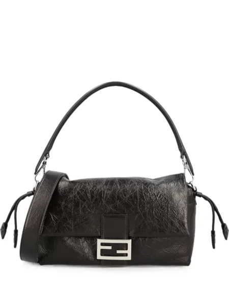 Geantă tip baghetă Fendi din piele negru