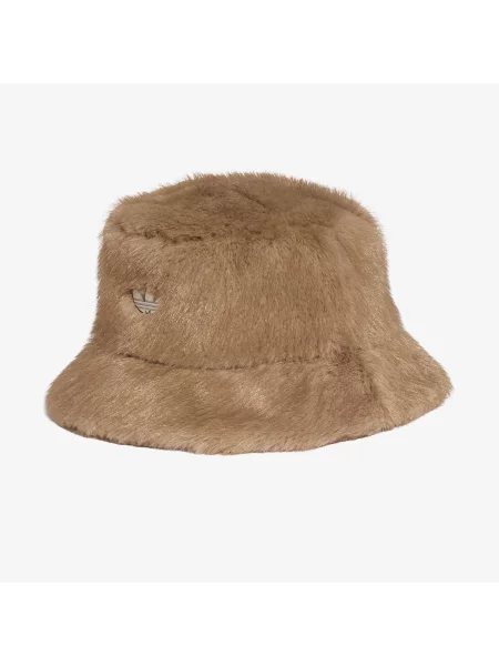 Kapelusz adidas Fur Bucket Hat Chalky Brown OSFW brązowy