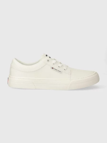 Tommy Jeans Sneakers boty TJM VULC. SKATE DERBY ESS bílý