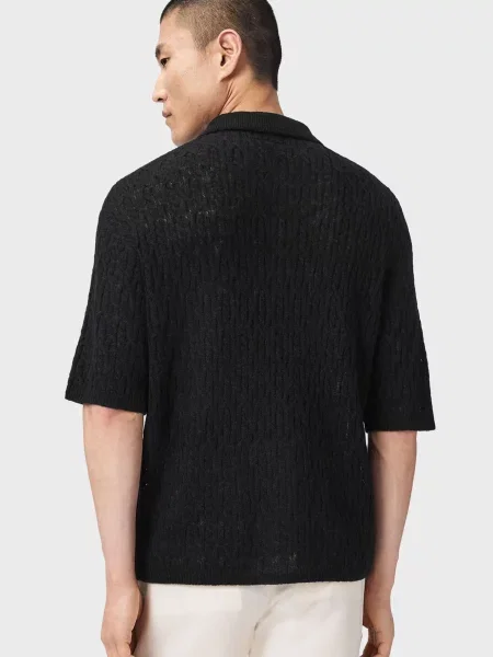 Шерстяной свитер Allsaints черный