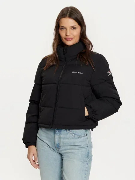 Guess Pernata jakna Crna bijela