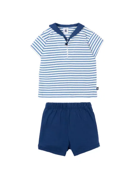 Koszulka dziecięca Petit Bateau niebieska
