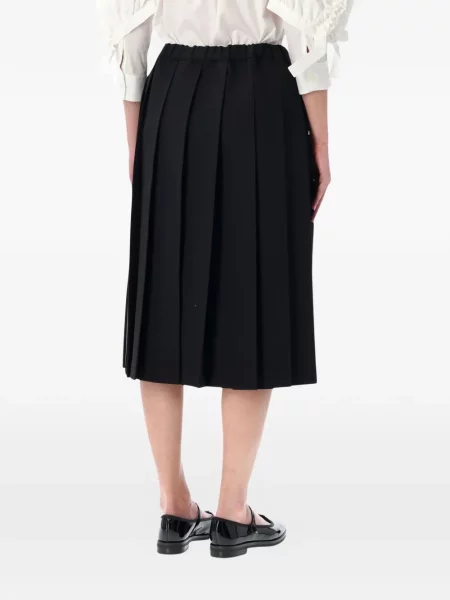 Fustă midi copii Comme Des Garçons Girl negru