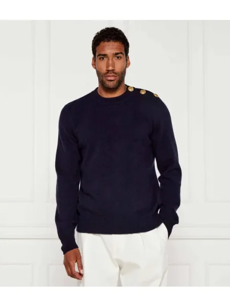 Balmain De lână pulover cu adaos de cașmir