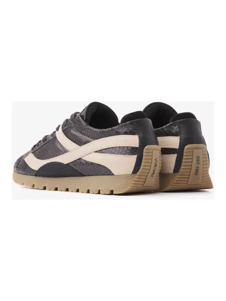 Sneakersy Via Vai skórzane czarne