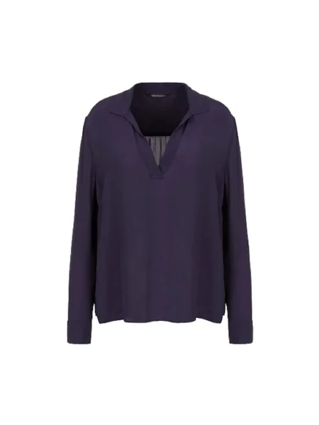 Bluzka Armani Exchange niebieska