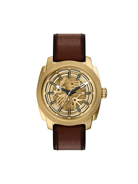 Fossil Часовник Machine кафяв