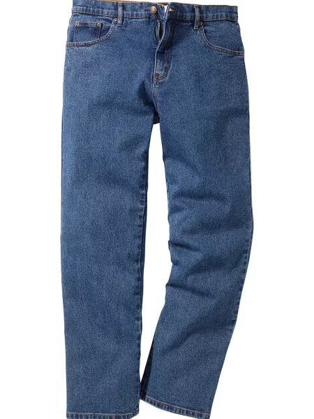 Klasyczne jeansy ze stretchem classic fit straight niebieskie