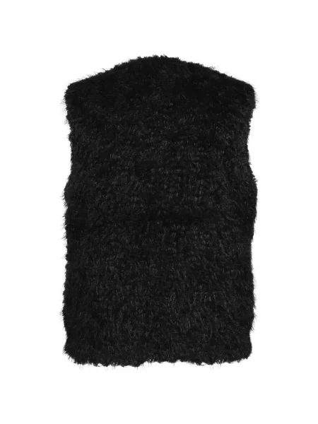 Vestă Heliot Emil cu blană negru