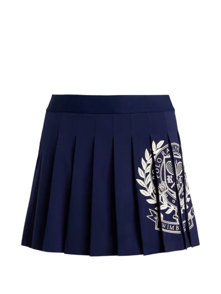 Kožne čarape Polo Ralph Lauren s cvjetnim printom lepršave bijela