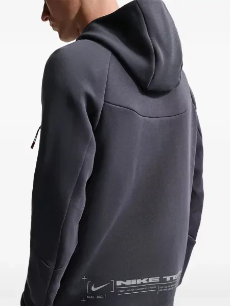 Fleece hoodie Nike γκρι