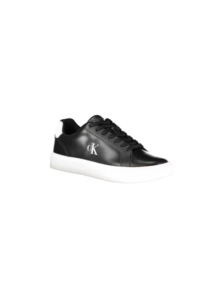 Calvin Klein Sportcipők Classic Cupsole Laceup Lth Fekete fehér