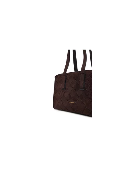 Torbica MICHAEL Michael Kors Hudson Tamno smeđa