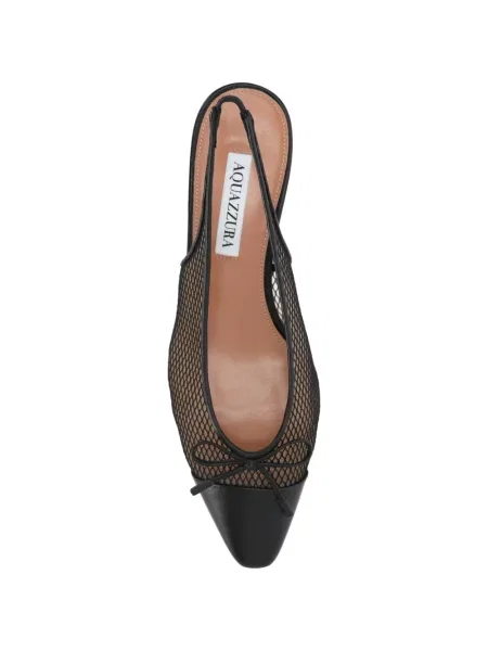 Pantofi cu toc Aquazzura slingback alb