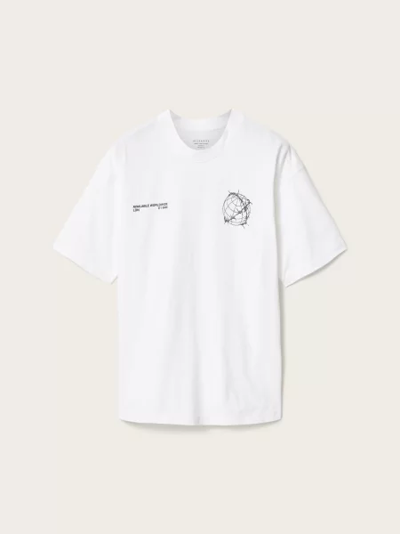 Футболка All Saints белая