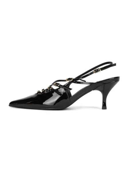 Czółenka Jeffrey Campbell skórzana czarna