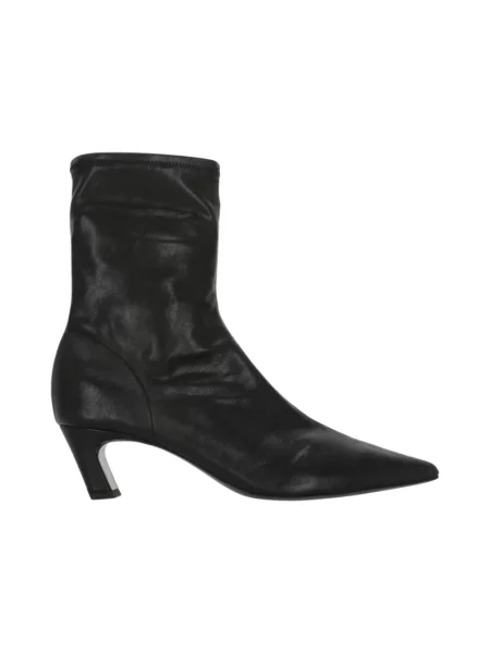 Buty do kostki Ash skórzane czarne