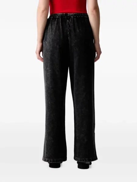 Бягане панталон Karl Lagerfeld Jeans бродирани черно