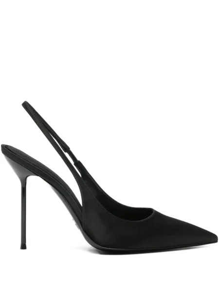 Pantofi cu toc Paris Texas slingback negru