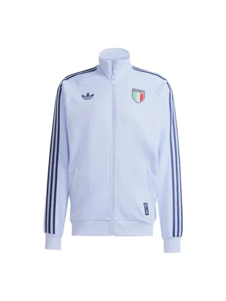 Kurtka treningowa o kroju regular fit z dodatkiem bawełny model AERBLU' Adidas Originals niebieska