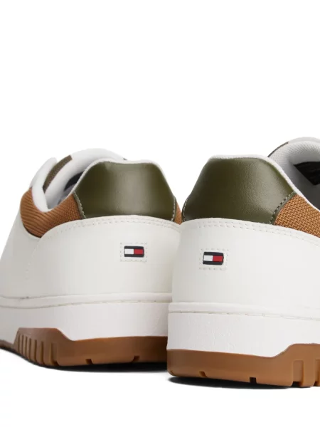 Fűzős csipkés sneaker Tommy Hilfiger fehér