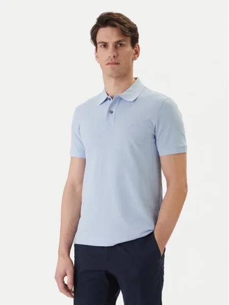 BOSS Polo marškinėliai Pallas Žydra