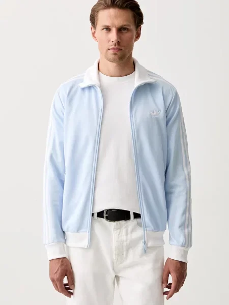 Adidas Originals Beckenbauer bluza rozpinana niebieska