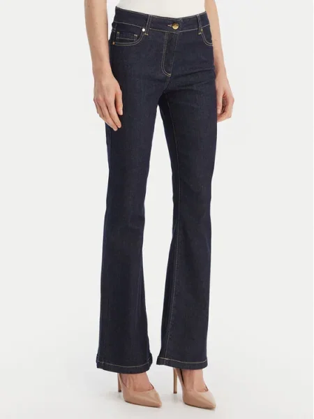 Luisa Spagnoli Blugi Aggettivo Bleumarin Flare Fit