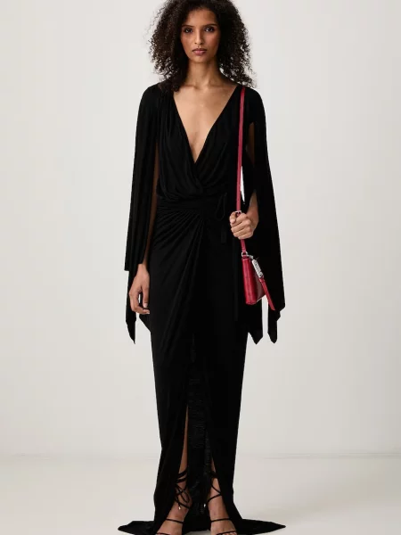 Φόρεμα Rick Owens Lilies μαύρο