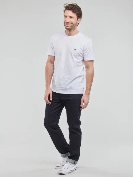Tricou Lee cu autograf alb