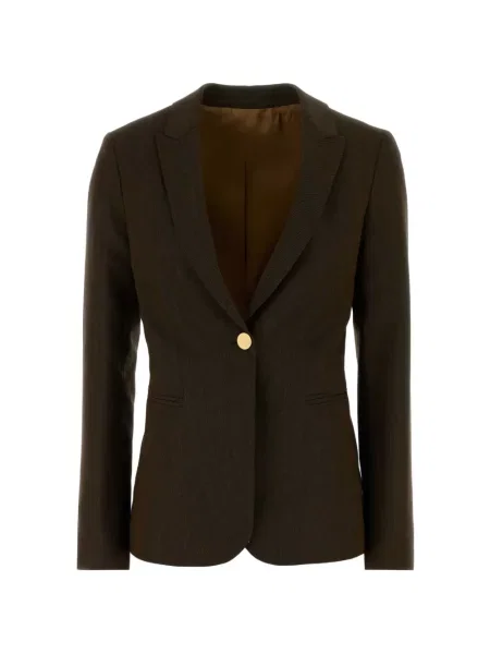 Keprové sako Alberta Ferretti hnědé