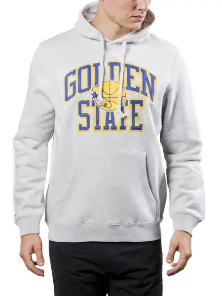 Hanorac cu glugă Mitchell & Ness gri