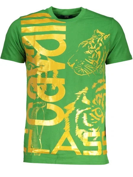 Tricou Cavalli Class scurt verde