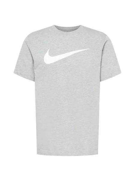 Nike Sportswear Tricou gri amestecat alb